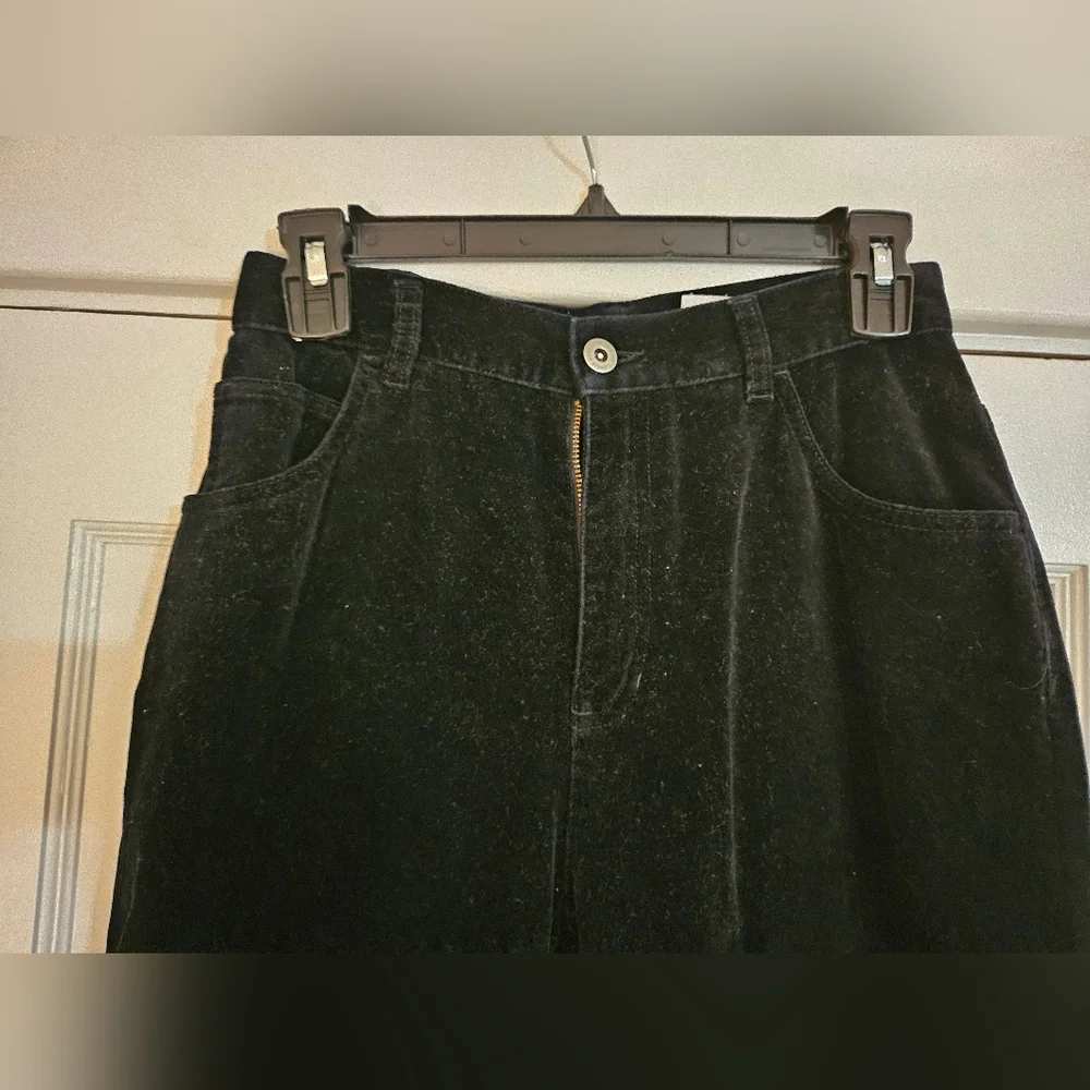 Vintage Liz Wear 90s Velvet Jeans Size 4 - Picture 5 of 5